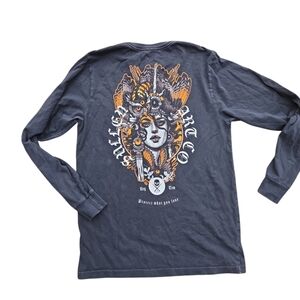 Sullen Art protect what you love sz Small petite tattoo artist mens shirt